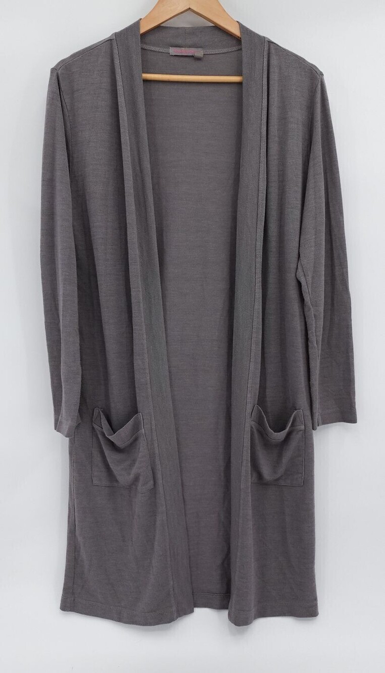 Fresh Produce Cardigan Sweater Womens XS Open Front Long Stretch Knit